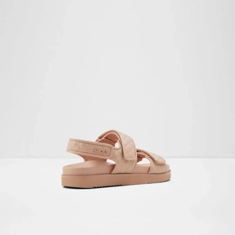 Aldo Lys Pink Mode Eowiliwia Sandal Med Flad Rem Til Kvinder