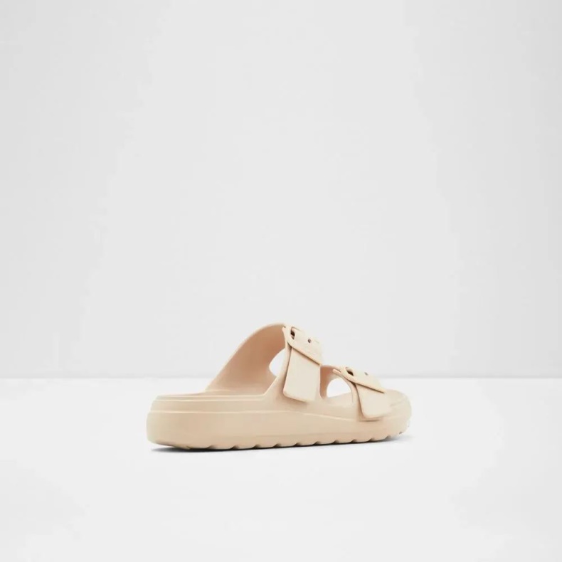 Eteiven Kvinders Flad Casual Slide Sandal Mode Aldo Bone