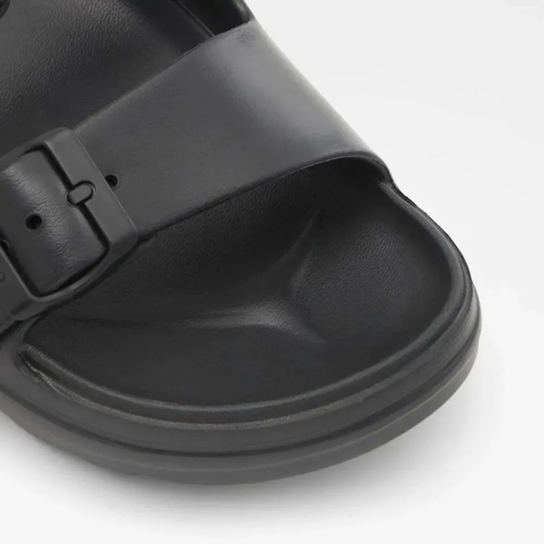 Eteiven Kvinders Flad Casual Slide Sandal Fashion Sort Aldo