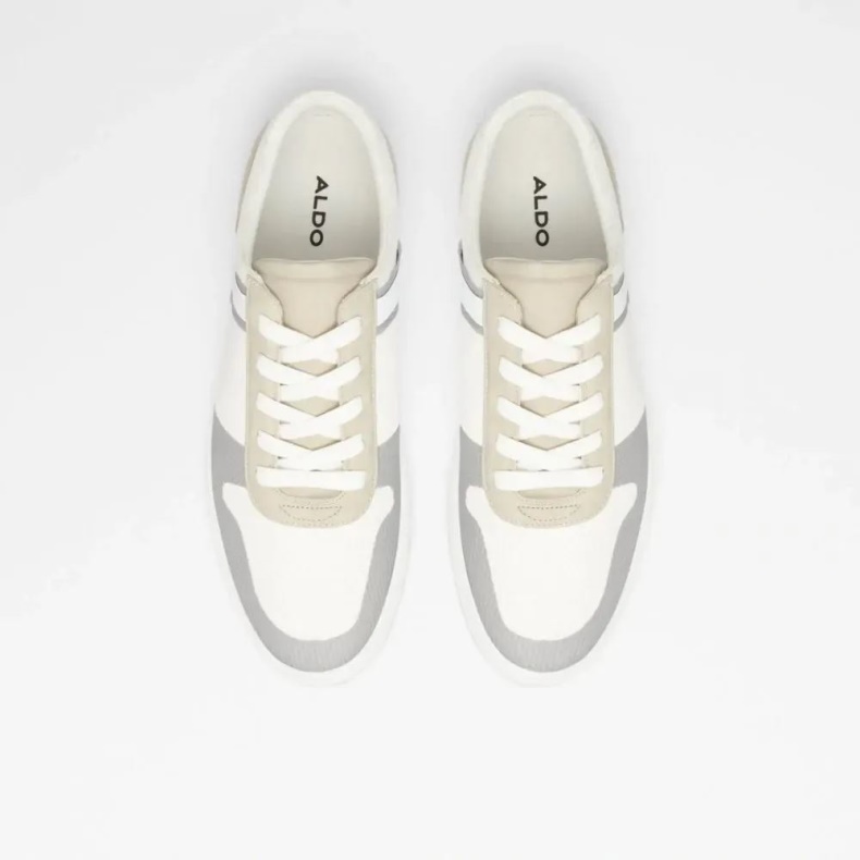 Mode Aldo Feasen Mænds Lav Top Sneaker Beige