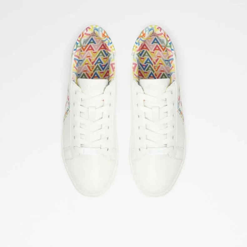 Fran Kvinders Lav Top Sneaker Mode Hvid-multi Aldo