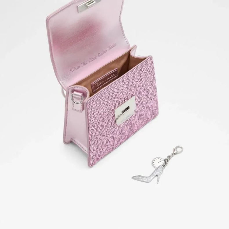 Lys Pink Mode Aldo Frerissi Håndtaske Til Kvinder Med Tophåndtag