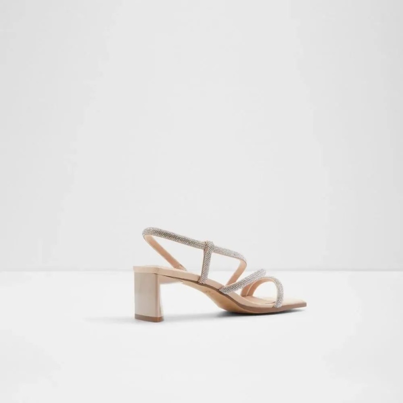 Gannateriel Kvinders Sling Back Hælede Sandal Fashion Aldo Bone