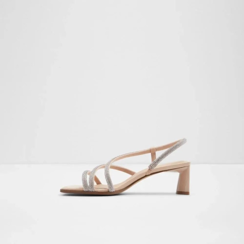 Gannateriel Kvinders Sling Back Hælede Sandal Fashion Aldo Bone