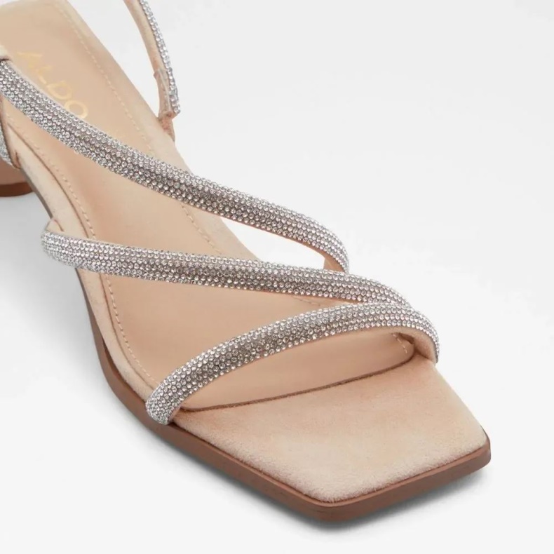 Gannateriel Kvinders Sling Back Hælede Sandal Fashion Aldo Bone