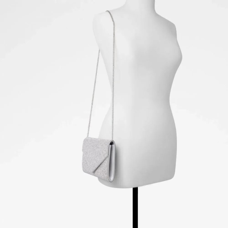 Fashion Sølv Aldo Geaven Håndtaske Clutch Til Kvinder