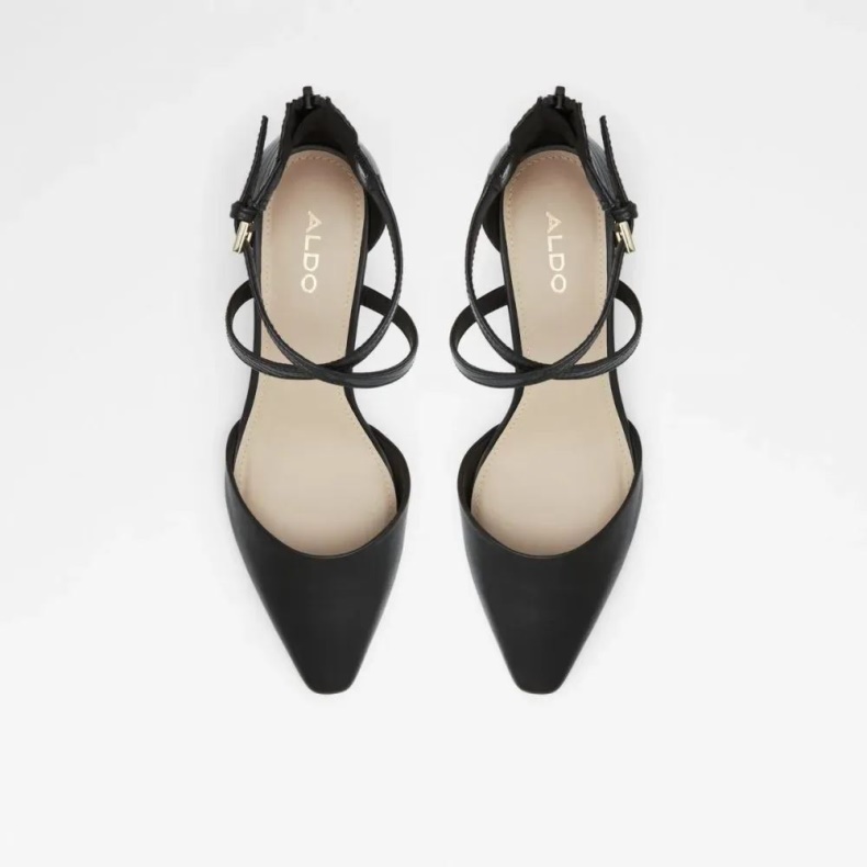 Sort Mode Aldo Grarwen Damesko Med Ankelrem Med Hæl