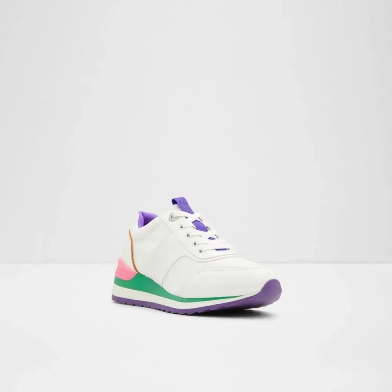 Hvid Multi Greenspan Dame Jogger Sneaker Aldo Mode