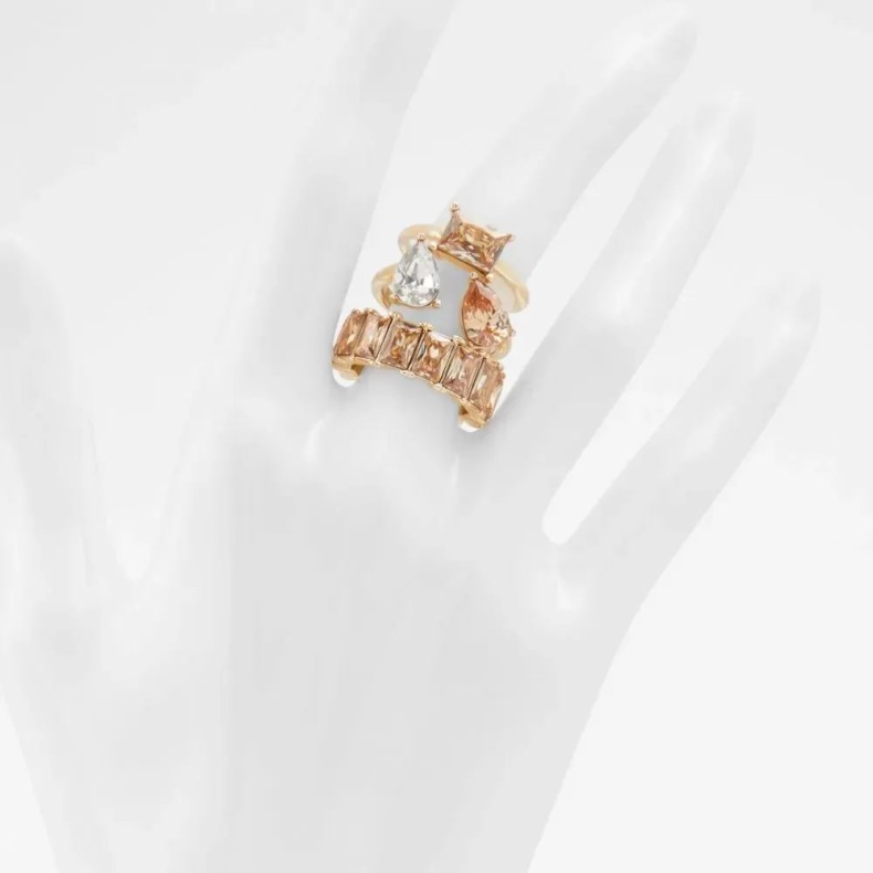 Aldo Fashion Gwareri Tilbehør Til Kvinder Ring Brun