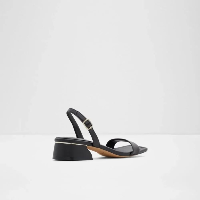Mode Sort Halenia Kvinders Sling Back Hælede Sandal Aldo