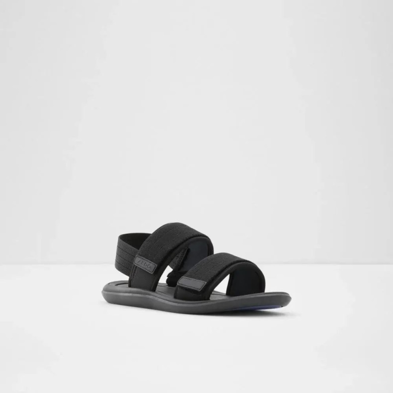 Hickes Mænds Slynge Tilbage Flad Sandal Aldo Mode Andet-sort