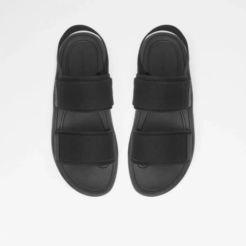 Hickes Mænds Slynge Tilbage Flad Sandal Aldo Mode Andet-sort