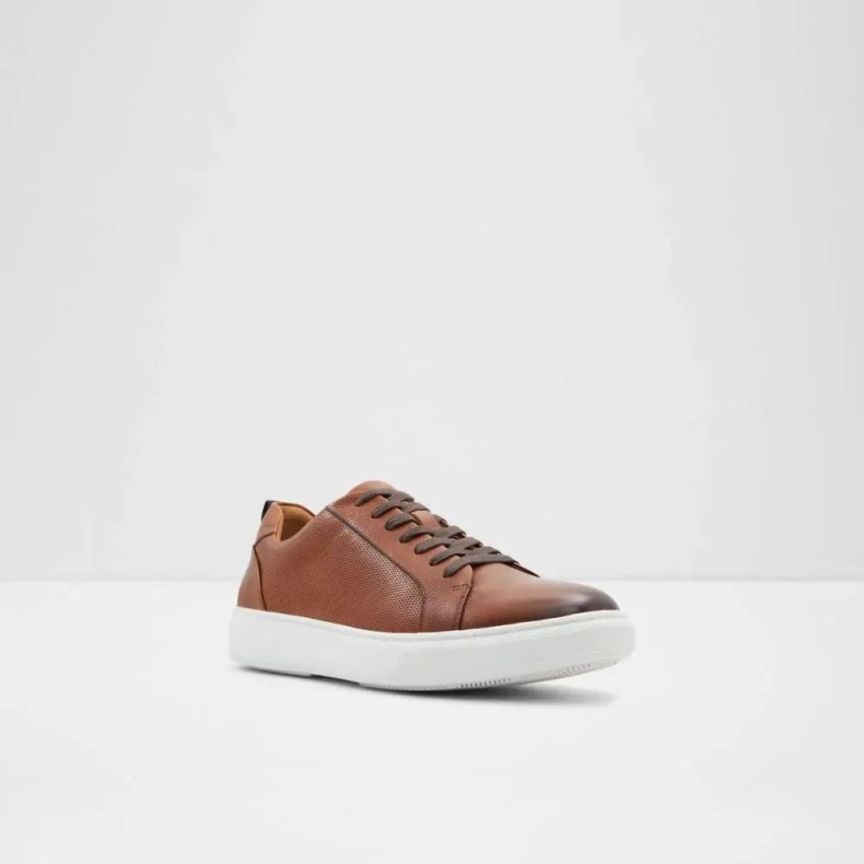 Aldo Holmes Herre Lav Top Sneaker Cognac Mode