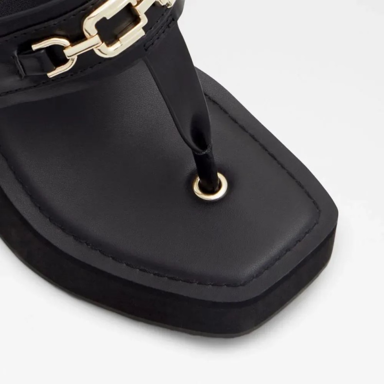 Aldo Sort Mode Ibaraki Strandsandal Med T-rem Til Kvinder