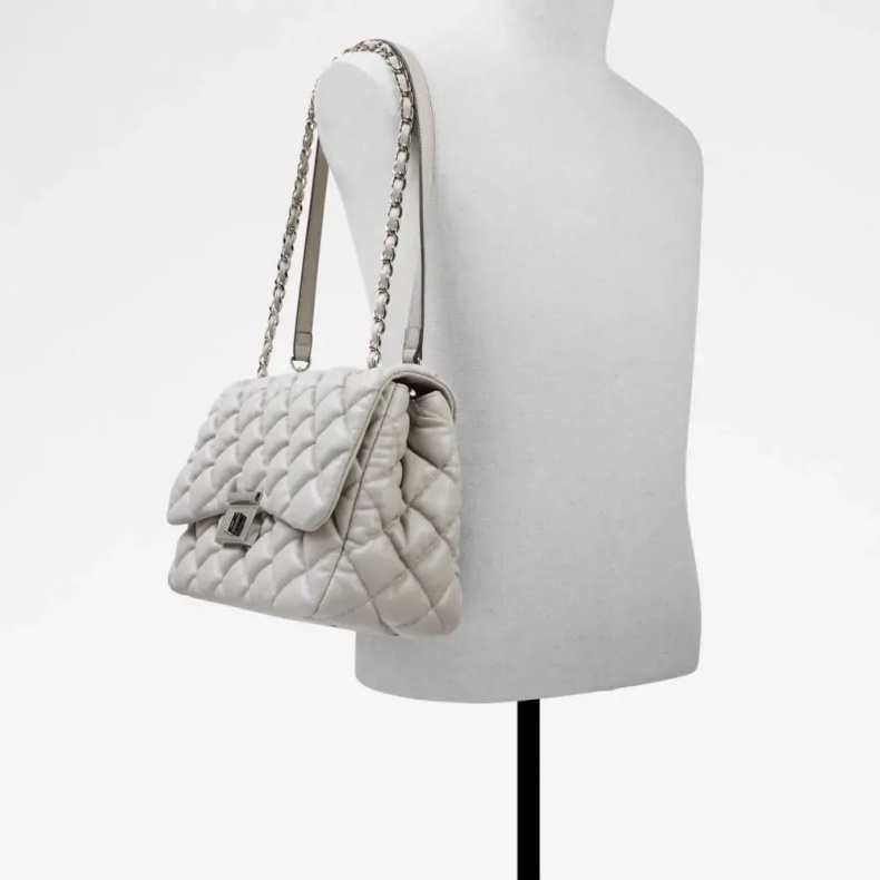 Aldo Fashion Lysegrå Ilsa Håndtaske Til Kvinder Crossbody