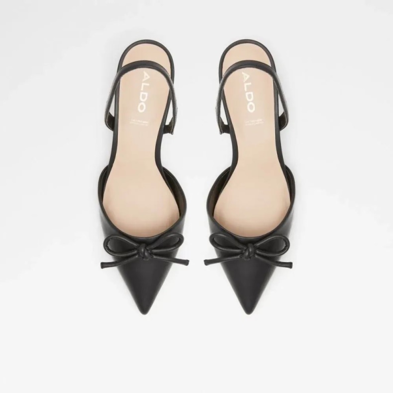 Mode Sort Aldo Javaleria Slip-on Killingehæl Til Kvinder