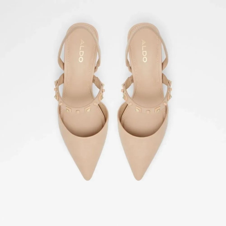 Fashion Aldo Bone Jennenaldar Kvinders Sling Back Blokhæl