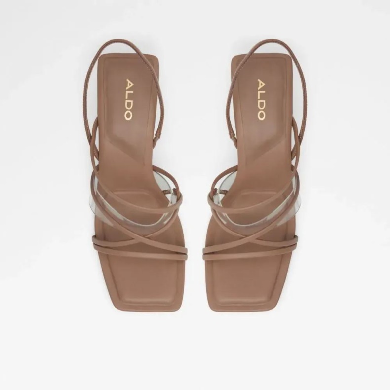 Anden Grå Jennifer Kvinders Slynge Tilbage Hælede Sandal Fashion Aldo