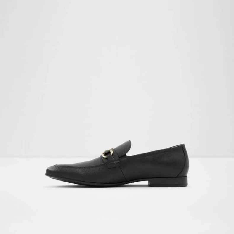 Sort Aldo Fashion Jijaws Slip-on Mandel Tå Loafer Til Mænd