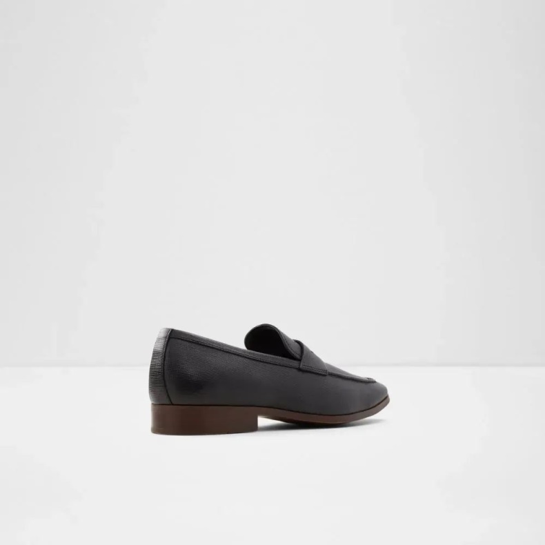 Fashion Aldo Sort Kooperflex Penny Loafer Til Mænd