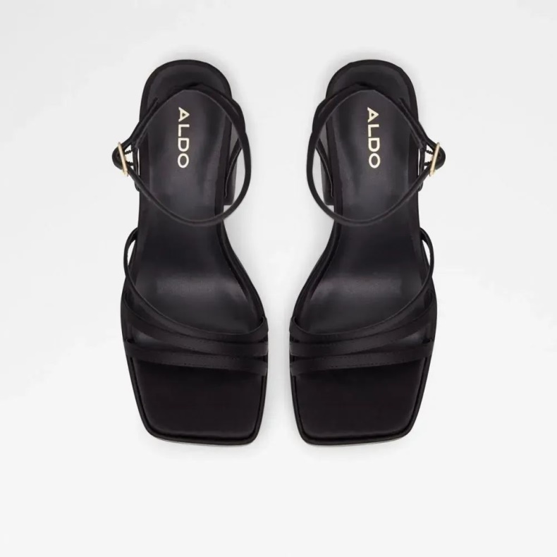 Mode Aldo Landabriver Sandal Med Stropper Og Hæle Til Kvinder Anden-sort