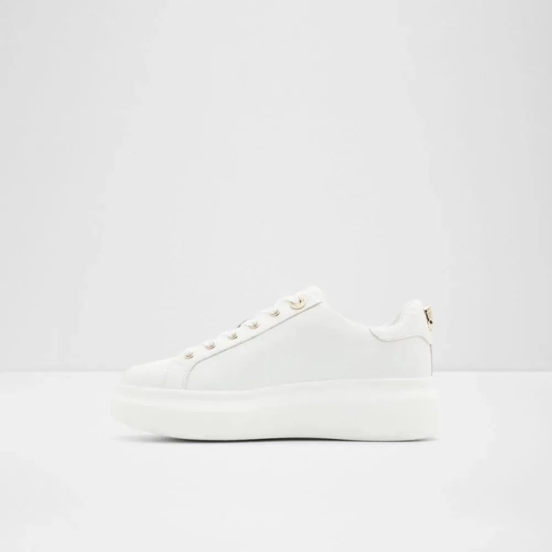 Larou Kvinders Lav Top Sneaker Hvid Aldo Mode