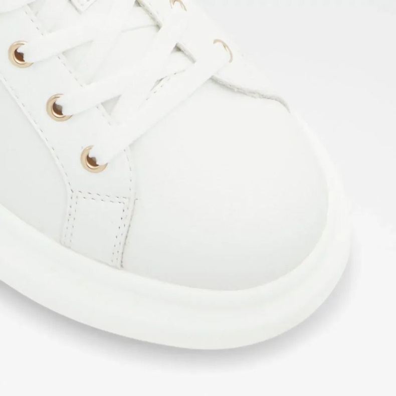 Larou Kvinders Lav Top Sneaker Hvid Aldo Mode
