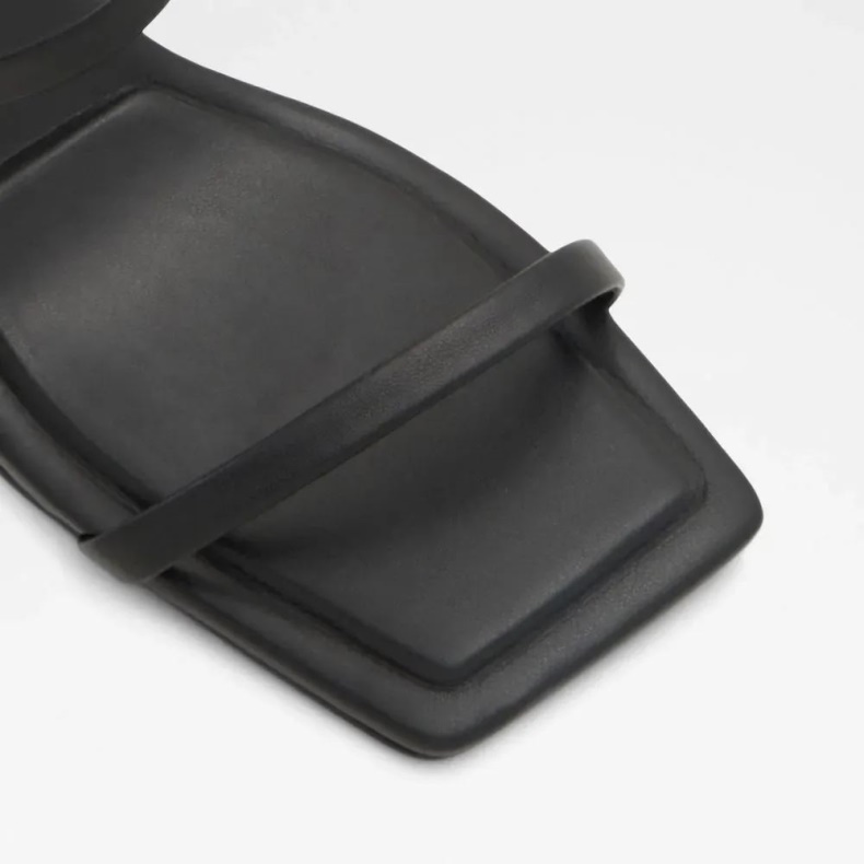 Fashion Sort Aldo Lokurr Sandal Med Slynge-back Til Kvinder