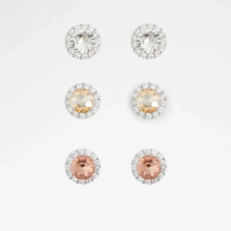 Lothaudith Tilbehør Til Kvinder øreringe Mode Sølv/klar Multi Aldo