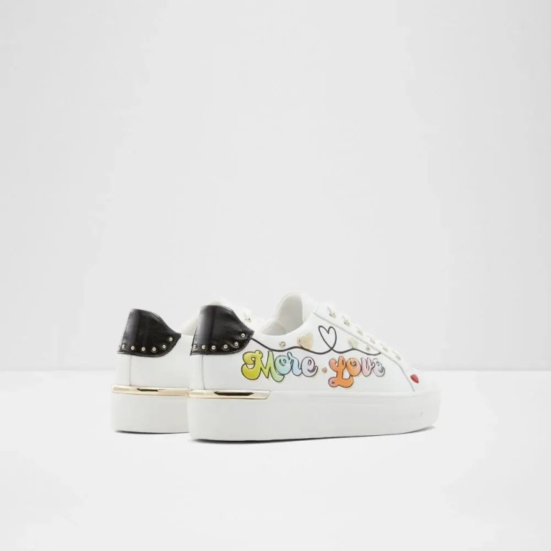 Hvid Multi Lovemore Kvinders Lav Top Sneaker Aldo Mode