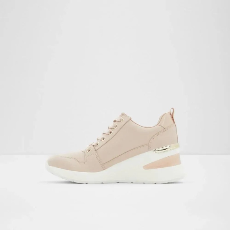 Aldo Fashion Lys Pink Lulua Wedge Sneaker Til Kvinder