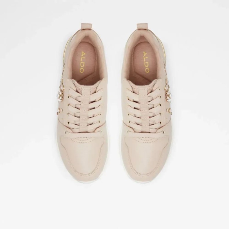 Aldo Fashion Lys Pink Lulua Wedge Sneaker Til Kvinder