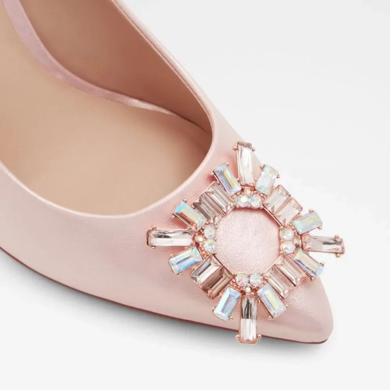 Aldo Fashion Mahara Dame Pumpe Med Mellemhæl I Lys Pink