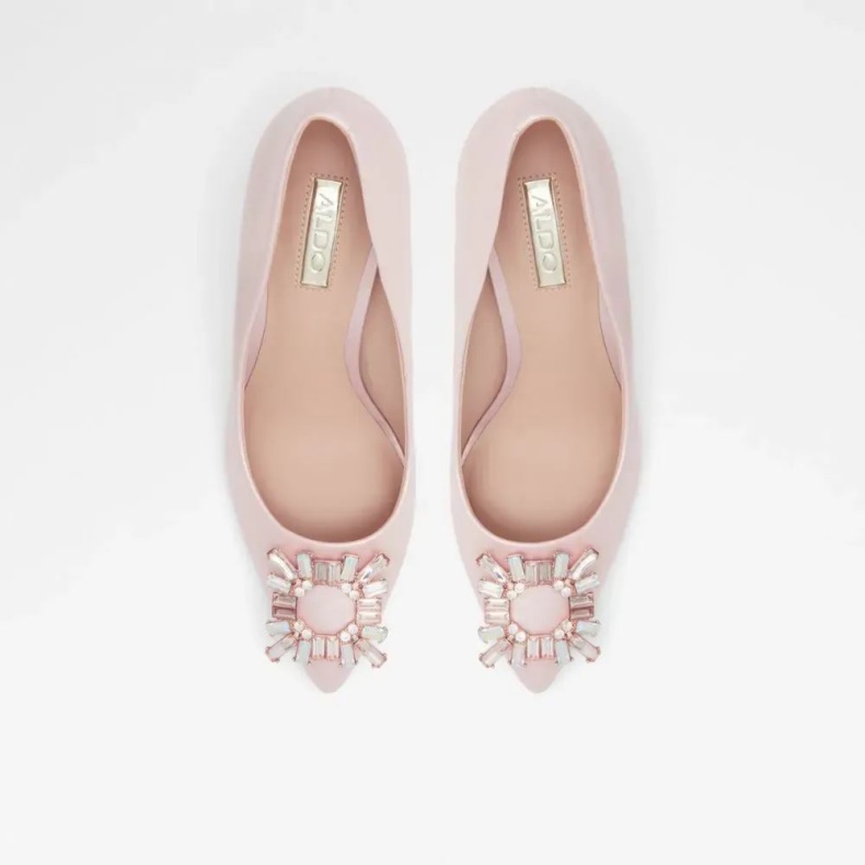Aldo Fashion Mahara Dame Pumpe Med Mellemhæl I Lys Pink