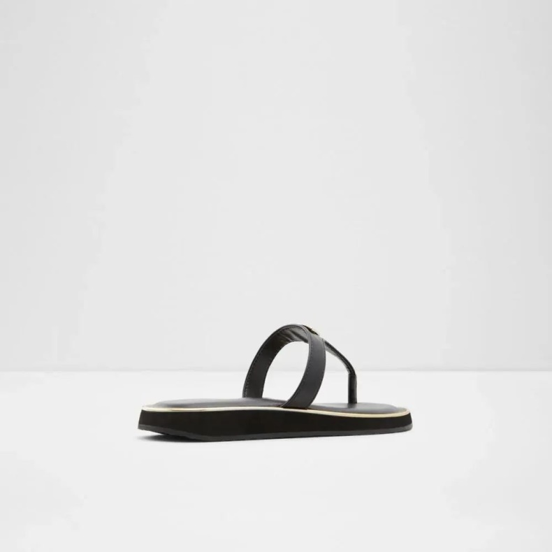 Sort Mode Aldo Manaberiel Slip-on String Sandal Til Kvinder