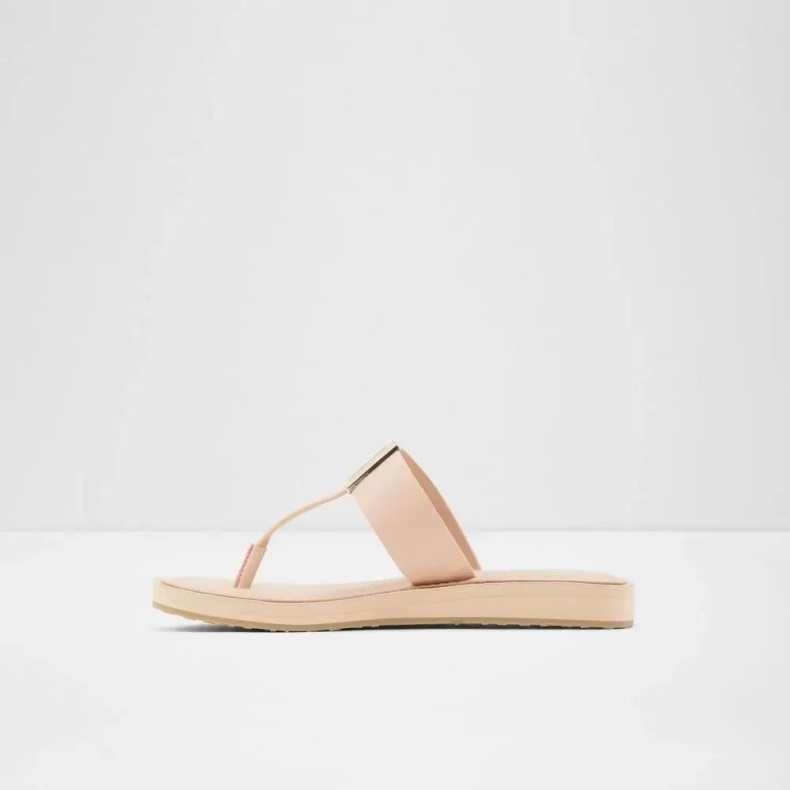 Bone Malibu Kvinders Flad String Sandal Aldo Mode