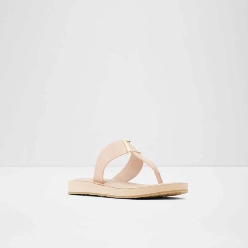 Bone Malibu Kvinders Flad String Sandal Aldo Mode