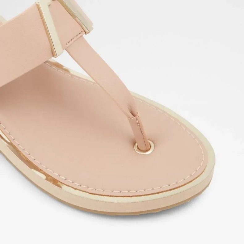 Bone Malibu Kvinders Flad String Sandal Aldo Mode