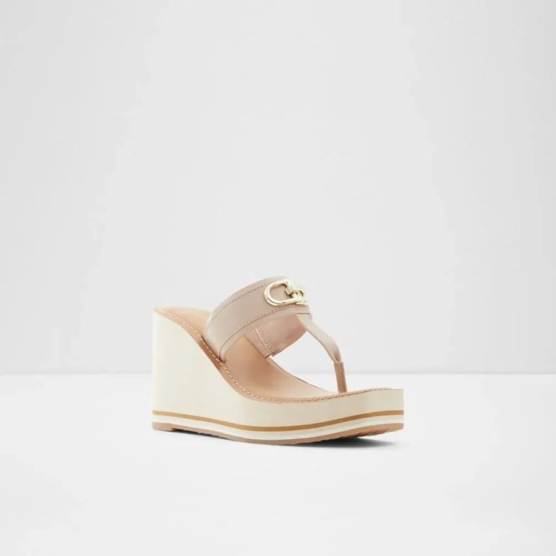 Macarenia Kvinders G-streng Strand Wedge Sandal Mode Aldo Lys-pink