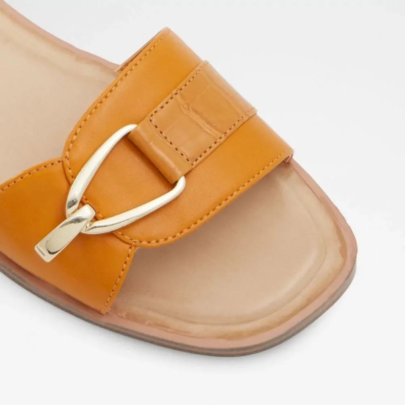 Magda Kvinders Firkantet Tå Slide Sandal Fashion Aldo Medium Gul