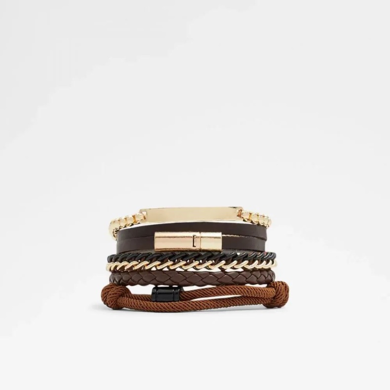 Maldini Mænds Tilbehør Armbånd Mode Brun Aldo