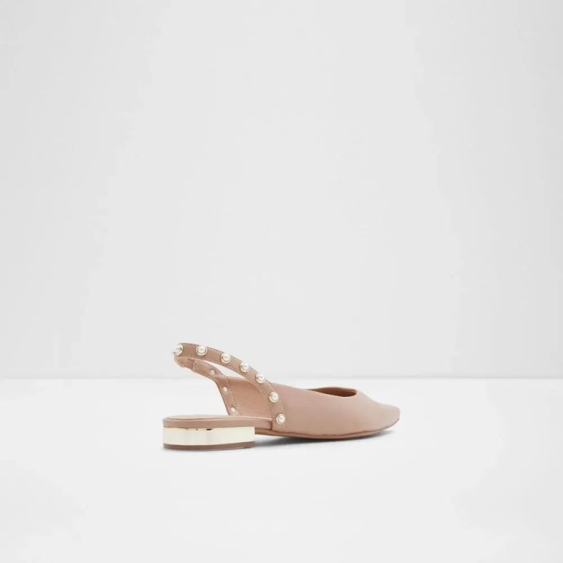 Mayllan Kvinders åben Hæl Ballerina Flad Aldo Mode Lys-brun