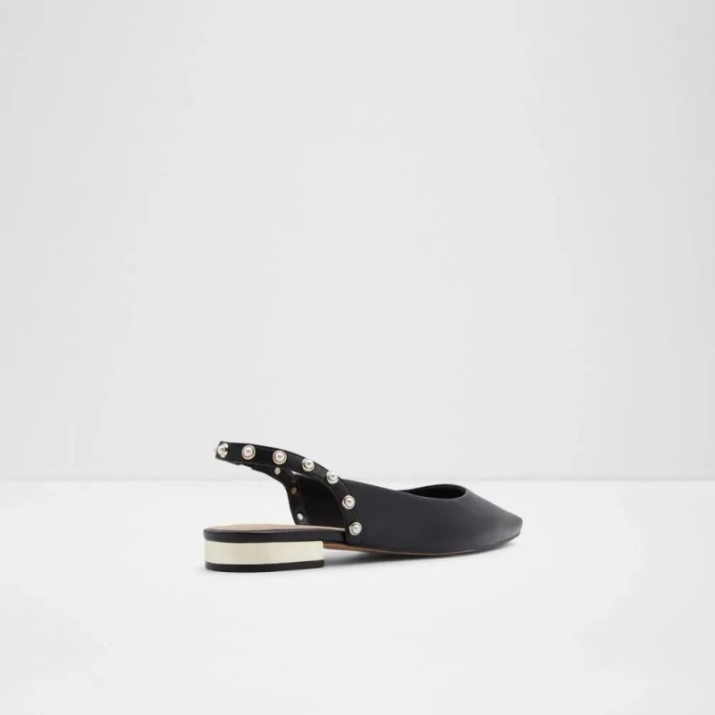 Mayllan Kvinders åben Hæl Ballerina Flad Mode Aldo Sort