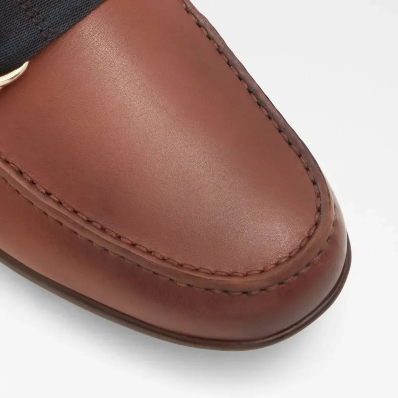 Mode Cognac Aldo Menarwen Herre Slip-on Rund Tå Loafer