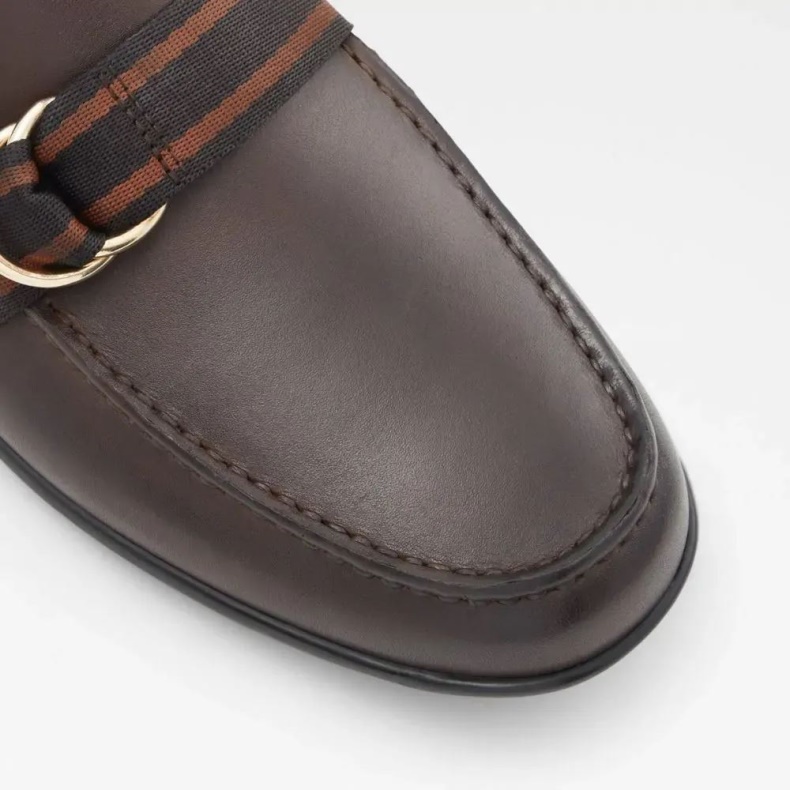 Menarwen Mænds Slip-on Rund Tå Loafer Mørkebrun Aldo Mode