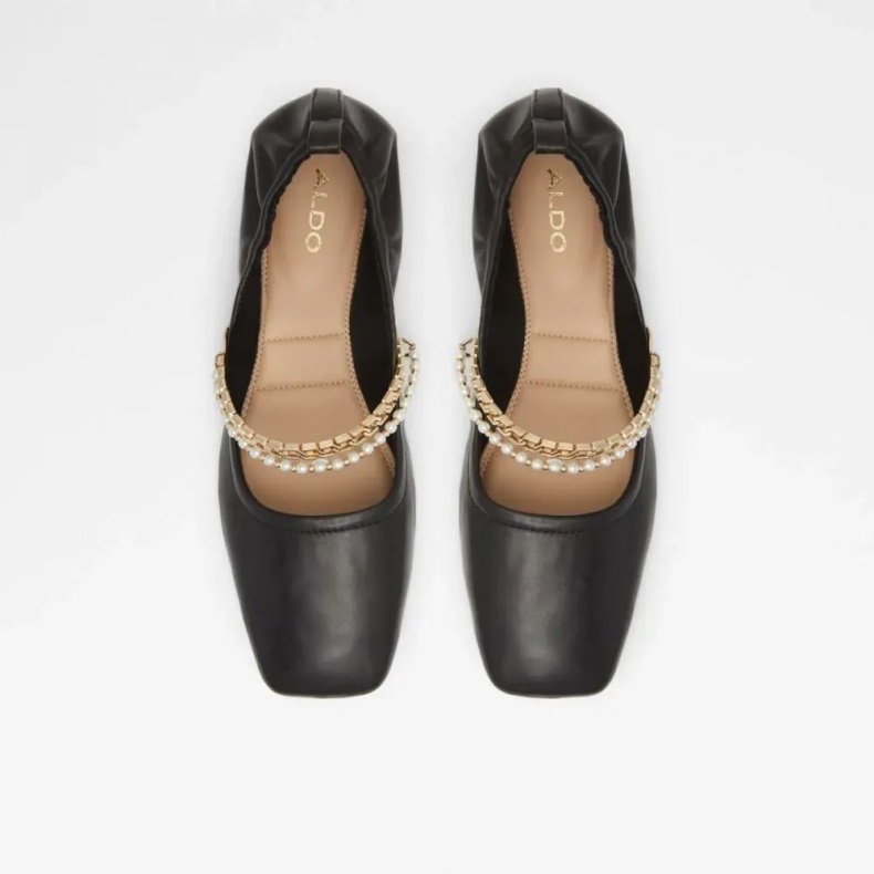 Aldo Miralethiel Ballerina Flad Sort Mode Til Kvinder