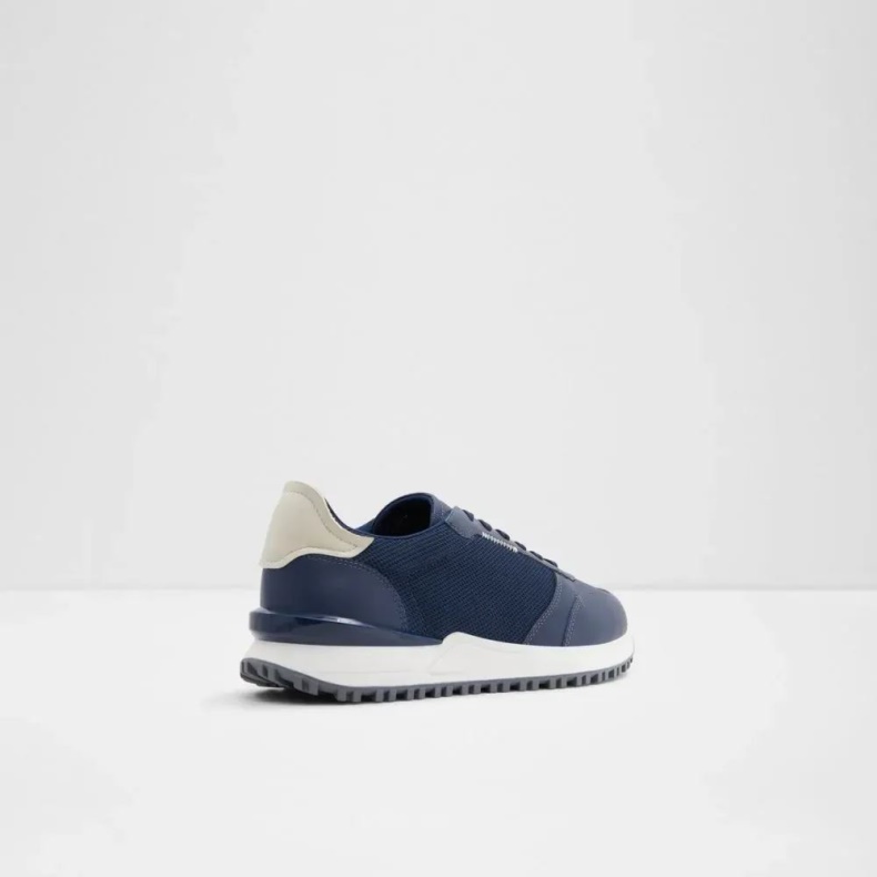 Fashion Marineblå Aldo Mintwood Lav Top Sneaker Til Mænd