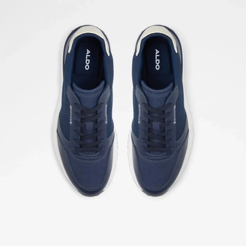 Fashion Marineblå Aldo Mintwood Lav Top Sneaker Til Mænd