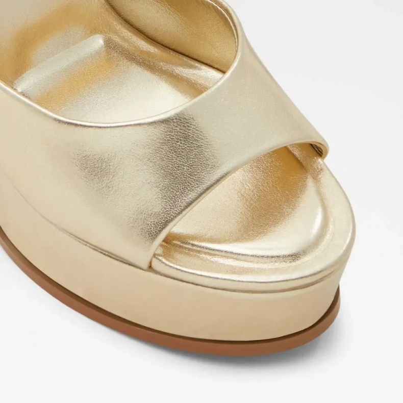 Guldmode Aldo Milena Sandal Med Hæl Med Ankelrem Til Kvinder