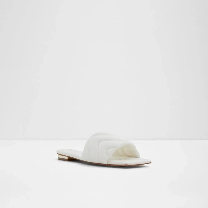 Aldo Fashion Moniq Flad Sandal Til Kvinder Hvid